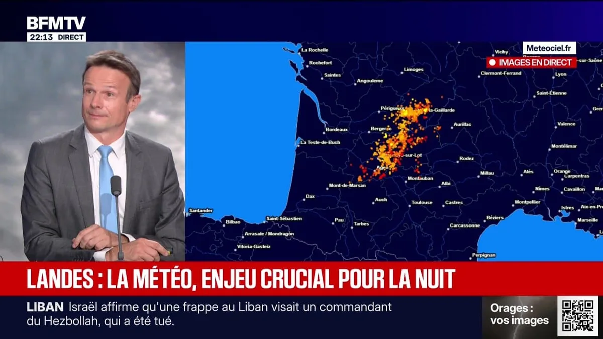 Landes : 1 500 hectares, le feu toujours pas fixé - 15/08