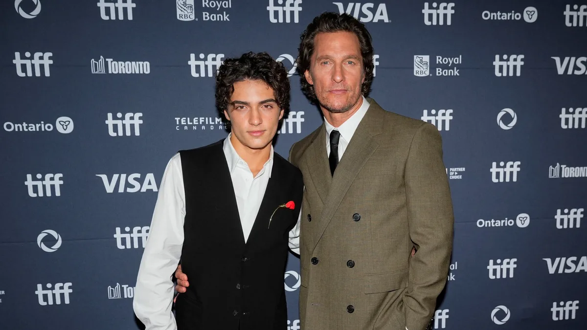 “Fracasa más”: el consejo de Matthew McConaughey para su hijo Levi sobre la actuación