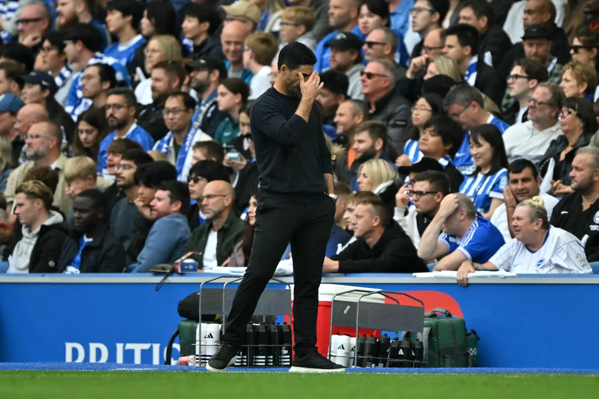 Arsenal: Mikel Arteta will be 'hurt' by Brighton loss as new prediction emerges