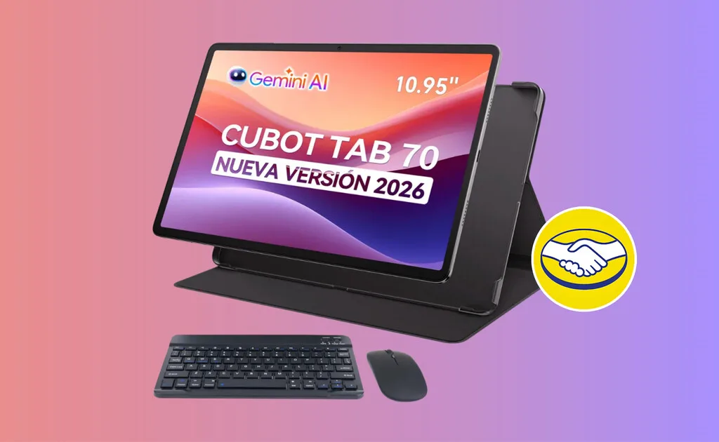 Por menos de 2,800 pesos Mercado Libre remata este combo de tablet de 16 GB de RAM con mouse y teclado inalámbrico gratis