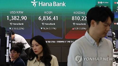 삼전·닉스 동반 하락에 코스피 3%↓…코스닥은 1%대 상승