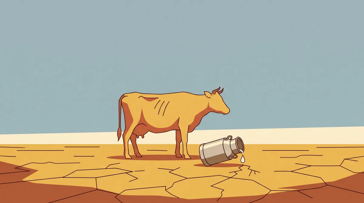 “El ganado está muriendo”: la desesperada ayuda que piden los productores de leche dominicanos