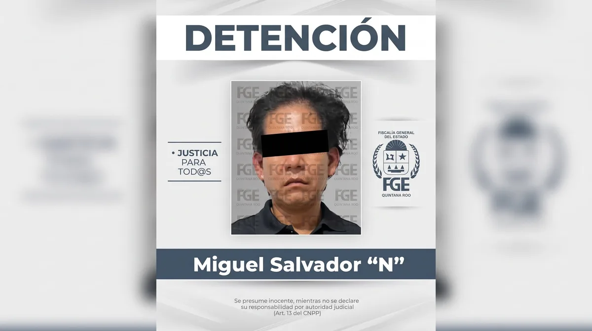 Capturan a presunto feminicida de adolescente en Cancún: la habría estrangulado durante un robo dentro de su casa