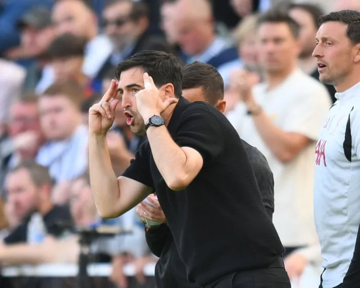 Iraola ‘wouldn’t have signed up’ for draw but relieved to earn late point at Newcastle