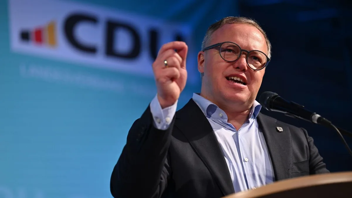 Personalien CDU: Voigt stellt sich der Wiederwahl als Thüringer CDU-Chef