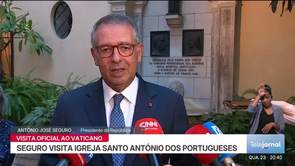 Presidente da República inicia visita oficial ao Vaticano