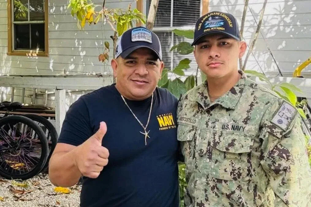 Padre nicaragüense esperaba a su hijo militar del USS Lincoln, pero fue detenido por la Patrulla Fronteriza antes de su regreso