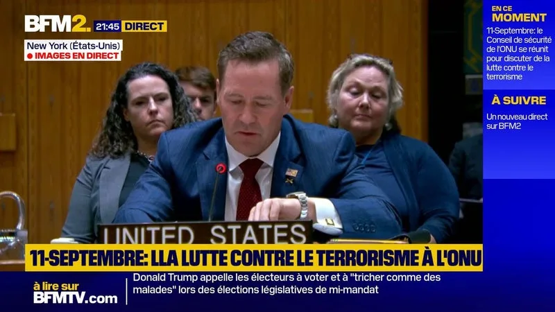 11-Septembre: "Le terrorisme sera vaincu et nous n'oublierons jamais", affirment les États-Unis à l'ONU