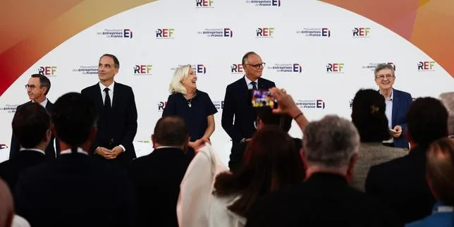 Marine Le Pen « voit l’économie à travers l’électeur d’Hénin-Beaumont » : les réserves du patronat après la rentrée du Medef