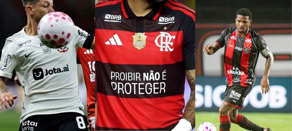 Fim das bets: veja como ficaram as camisas do futebol brasileiro