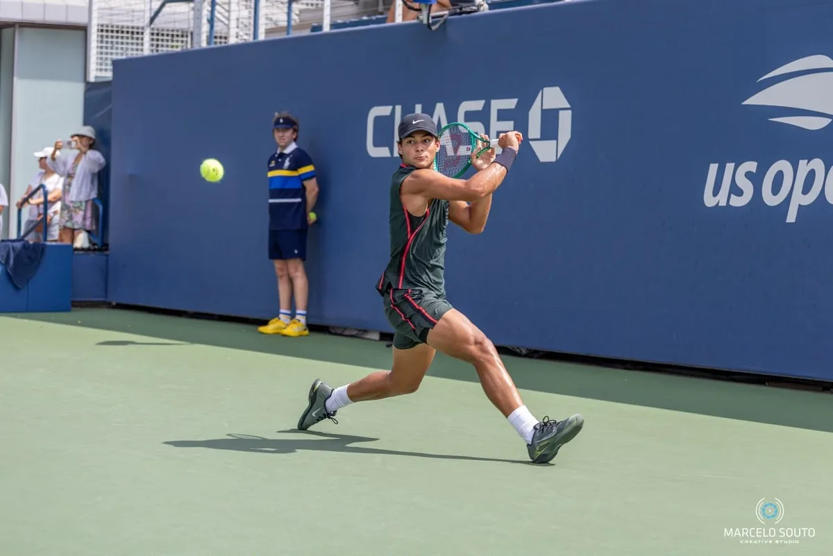 Guto Miguel impressiona, mas perde para americano e fica com o vice do US Open Juvenil