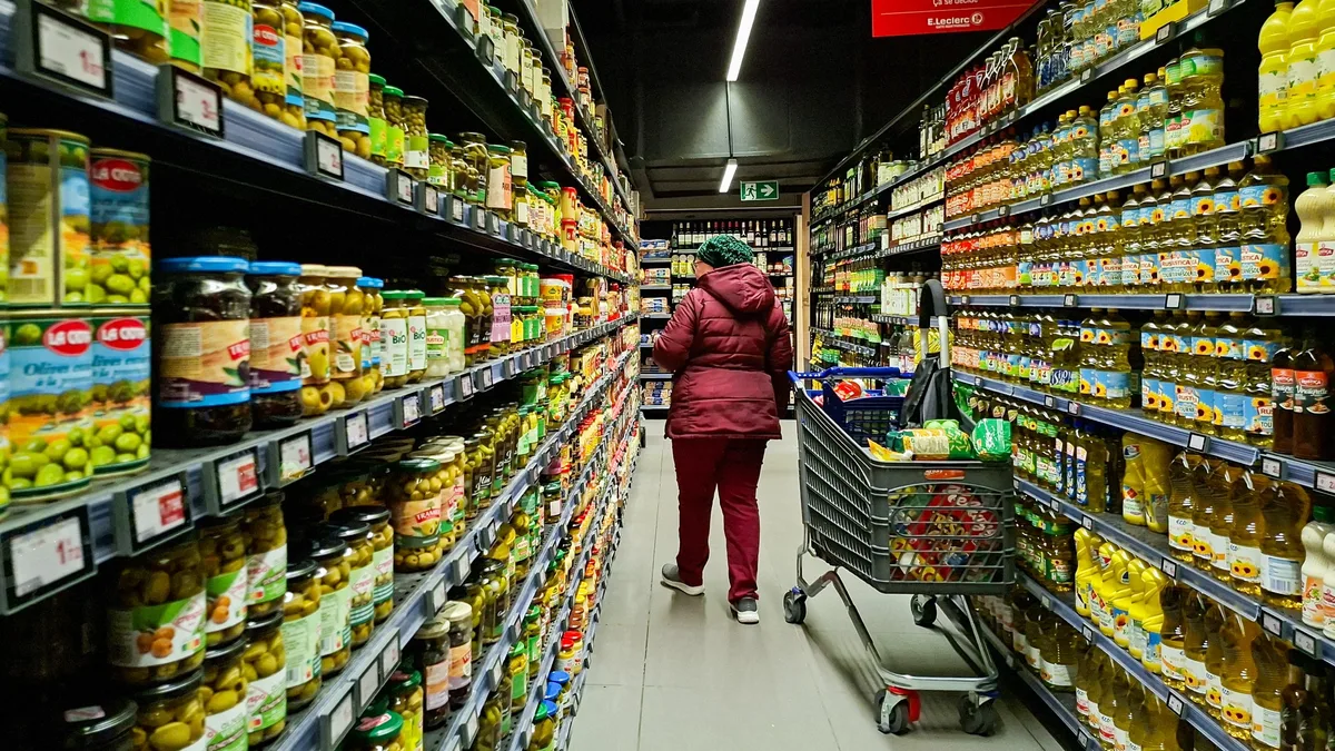Courses alimentaires: voici les cinq départements où elles coûtent le moins cher