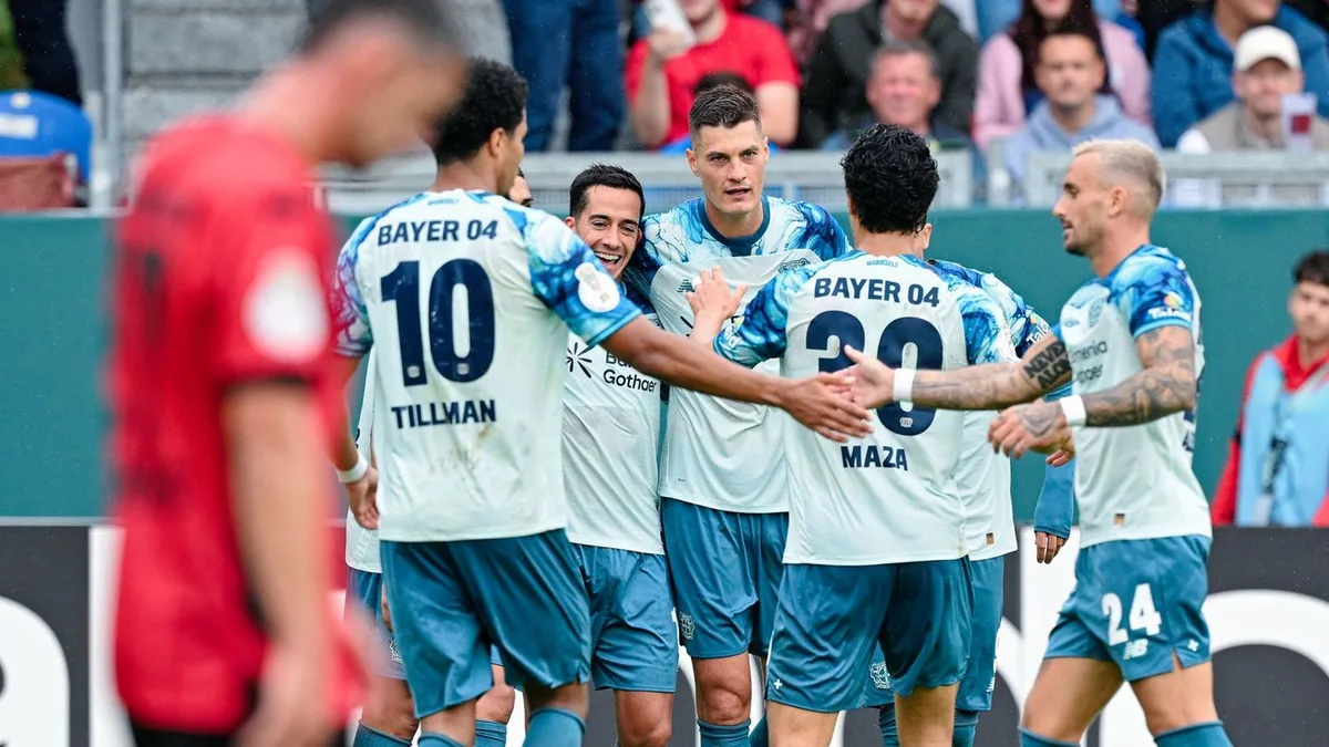 DFB-Pokal: Martínez-Debüt geglückt: Leverkusen siegt 4:0 in Wiesbaden