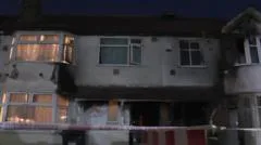 Man arrested travelling to France after one dead and eight injured in London fire