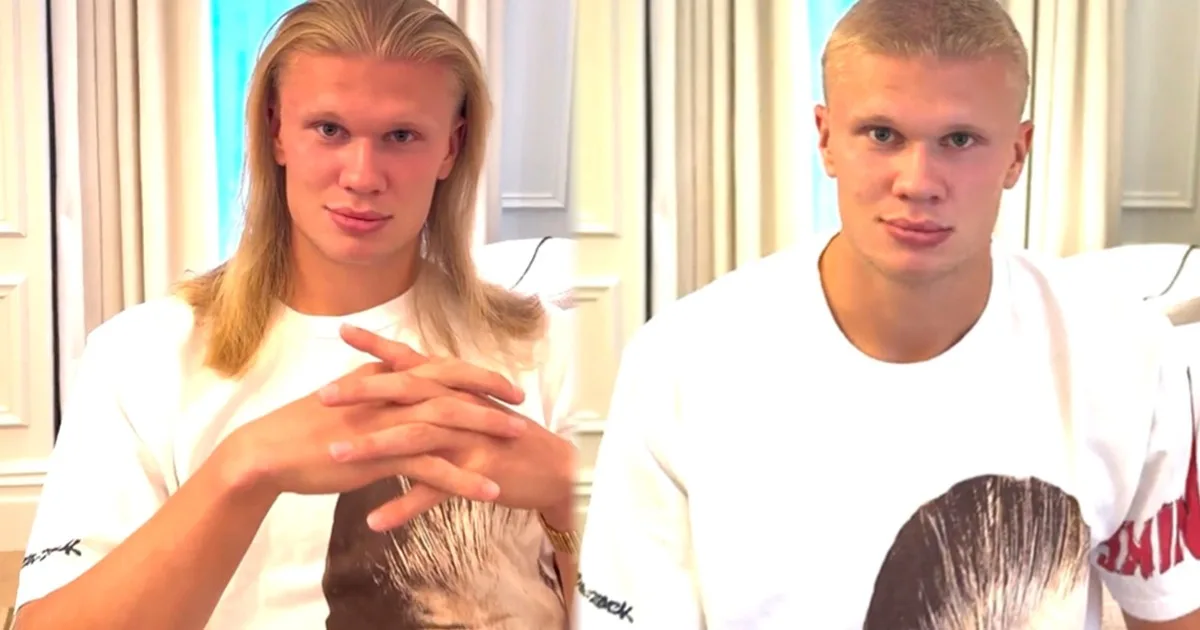 El radical cambio de look de Erling Haaland y la divertida reacción de Pep Guardiola al verlo