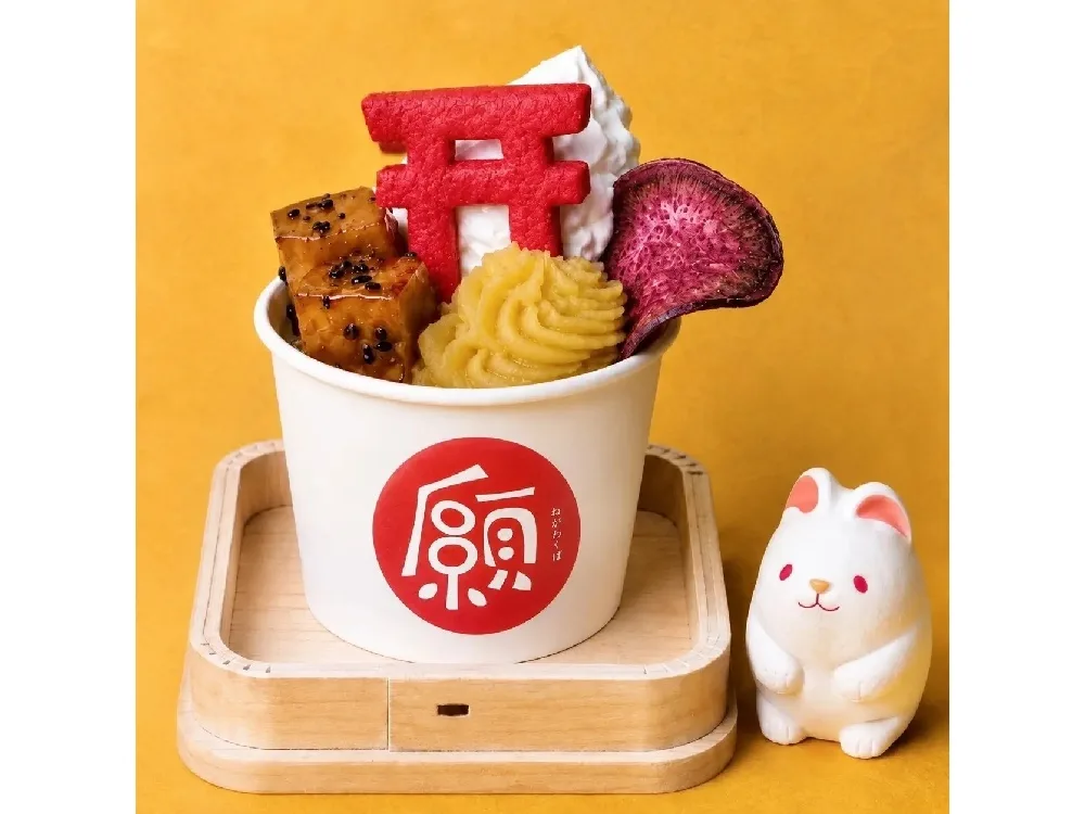 Shinto shrine gate parfaits that tell your fortune now being served in Tokyo