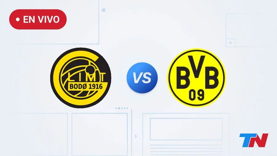 FK Bodo/Glimt vs Borussia Dortmund en vivo por la fecha 2 de la Champions League: hora, dónde ver y formaciones