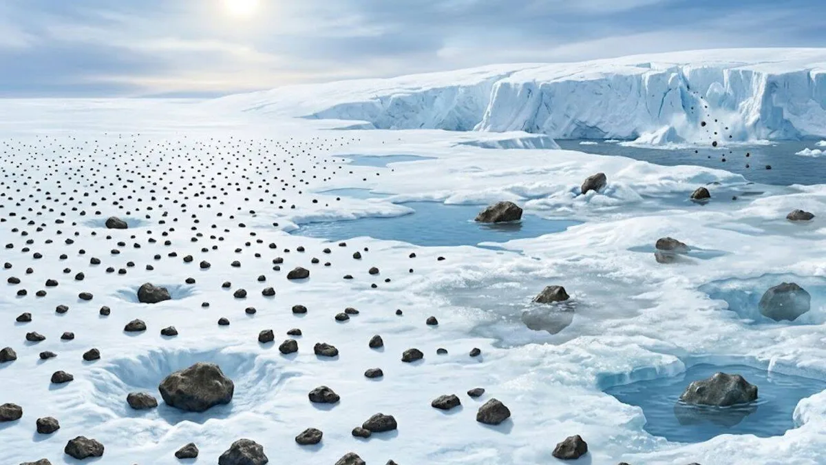 Antarctica holds more than 60% of Earth’s meteorites, but warming could hide thousands in ice