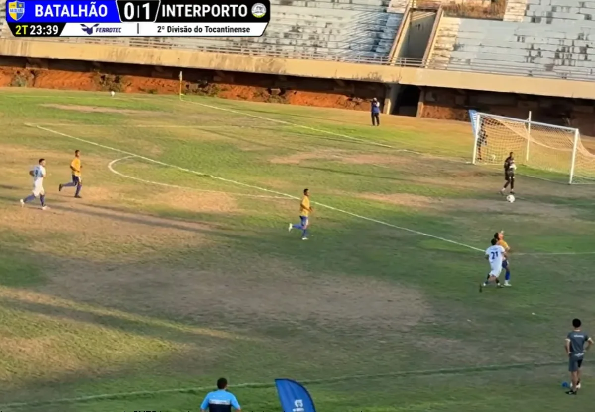 Interporto vence o Batalhão fora de casa e assume a vice-liderança da Segundona Tocantinense