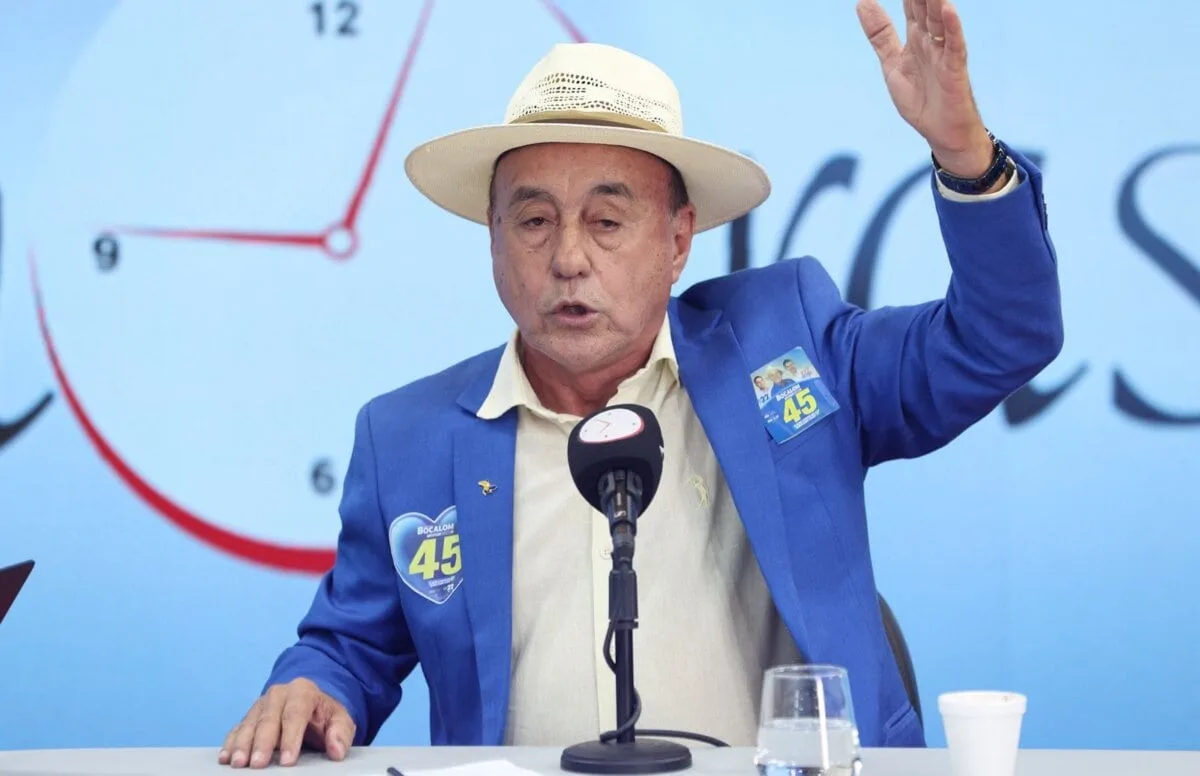 Bocalom minimiza pesquisas, descarta apoio no 2° turno e diz: “vamos ganhar no 1° turno”