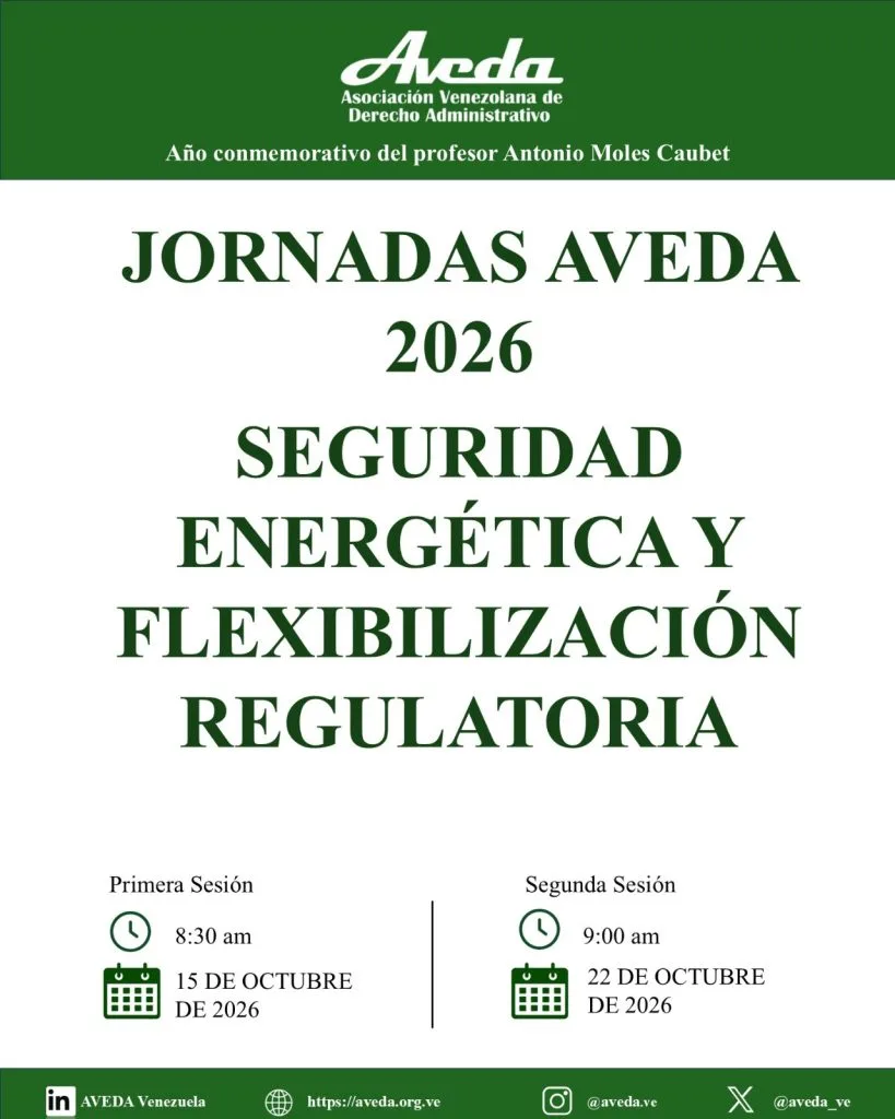Especialistas debatirán sobre seguridad energética y flexibilización regulatoria en Jornadas Aveda 2026