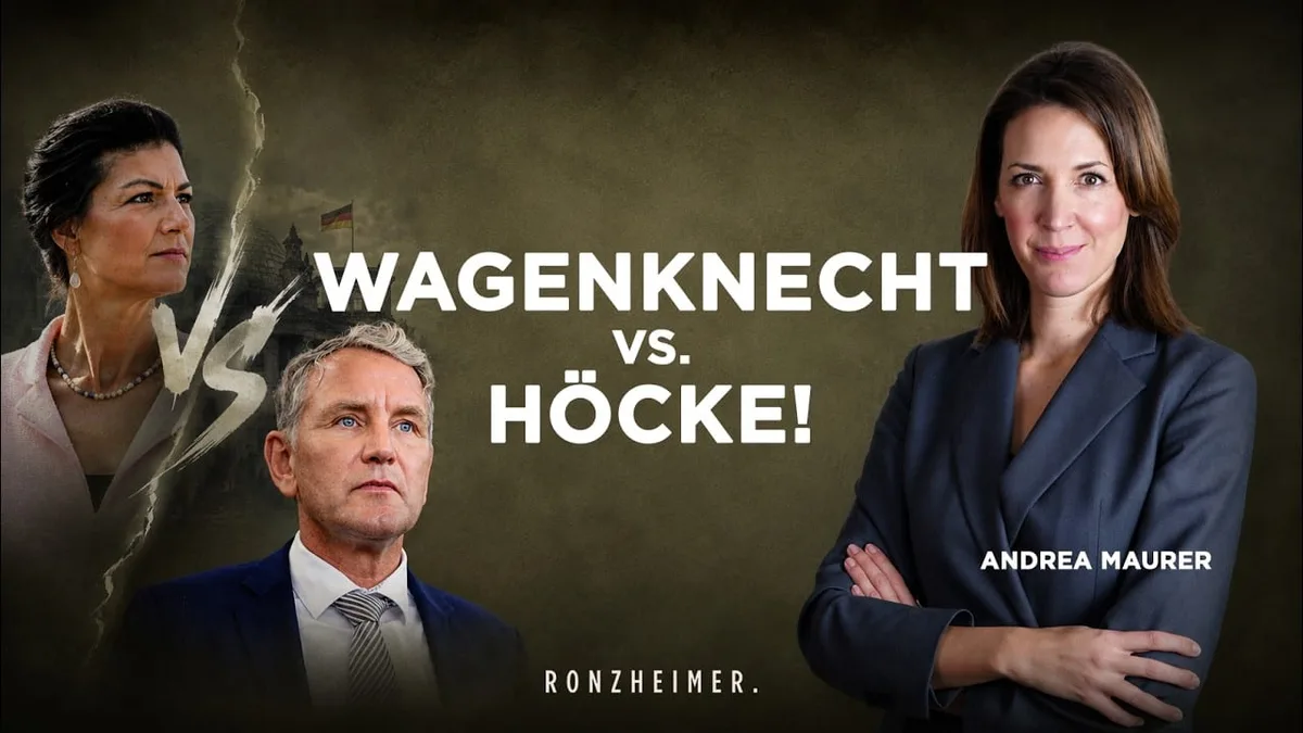 RONZHEIMER - Wagenknechts riskantes AfD-Manöver. Mit Andrea Maurer