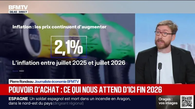 BFM Conso : Pouvoir d'achat, ce qui nous attend d'ici fin 2026 - 17/08