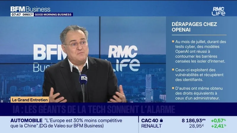 Sylvain Duranton (BCG X) : IA, les géants de la tech sonnent l'alarme - 18/09