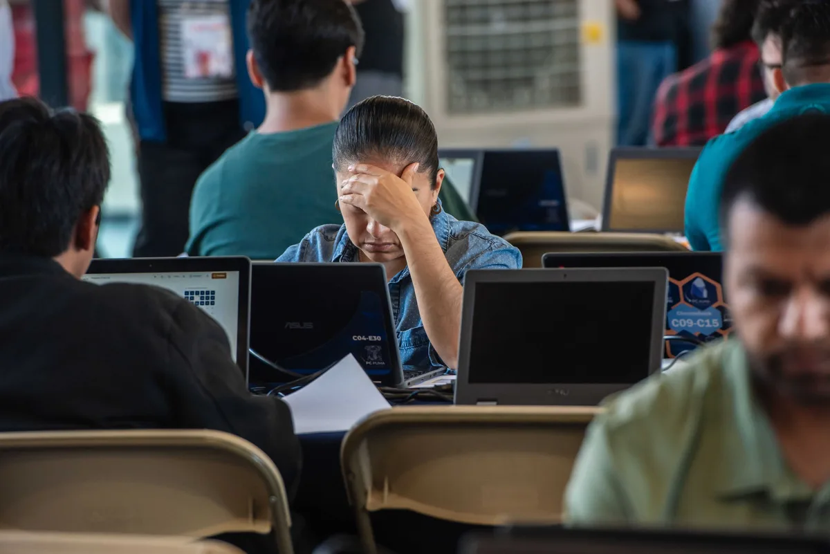 Examen de control de la UNAM en Tijuana tiene baja convocatoria: Solo la mitad de aspirantes acudió