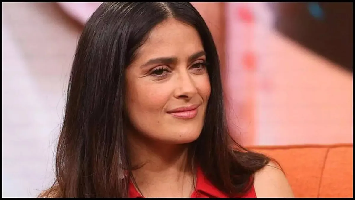 Salma Hayek shares photos with newborn grandson