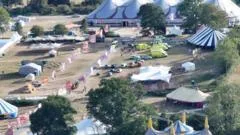 Man killed by falling sign at Christian festival named by church as pastor Robert Guanco
