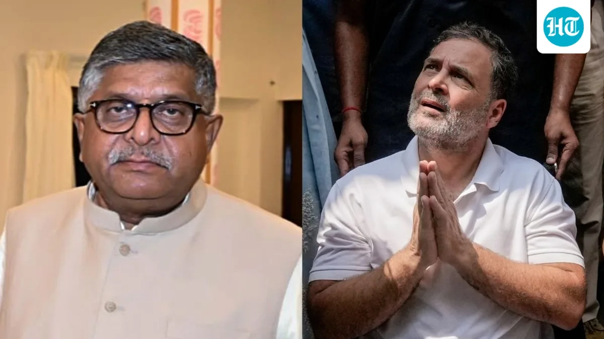 'Diverting attention from Vande Mataram row': BJP attacks Rahul Gandhi over dharna outside police station