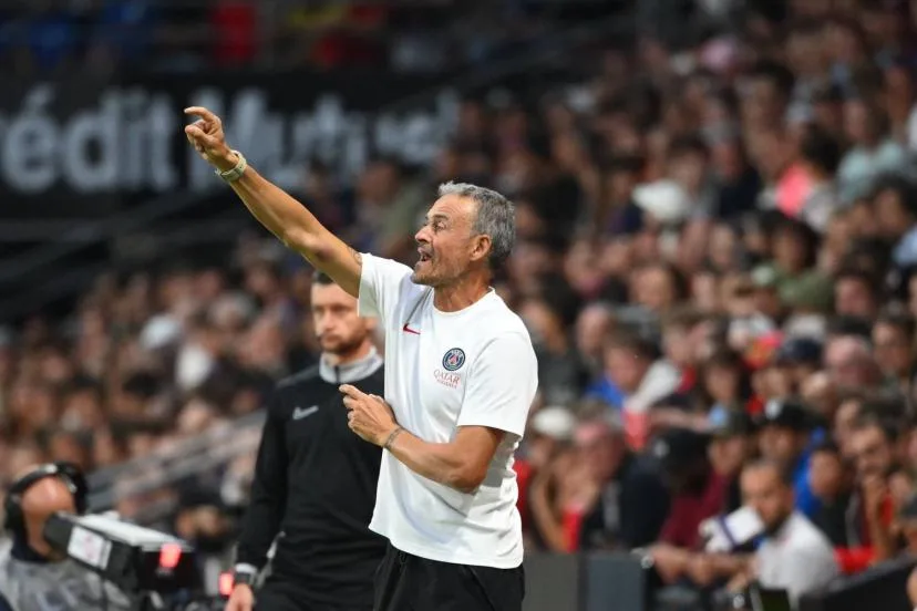 « On a fait un très bon mercato », estime Luis Enrique, l'entraîneur du PSG, après le match à Rennes