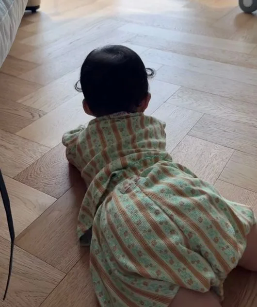 이시영, 늦둥이 딸 너무 귀여워 어쩌나 "엄마 심장이 아마"