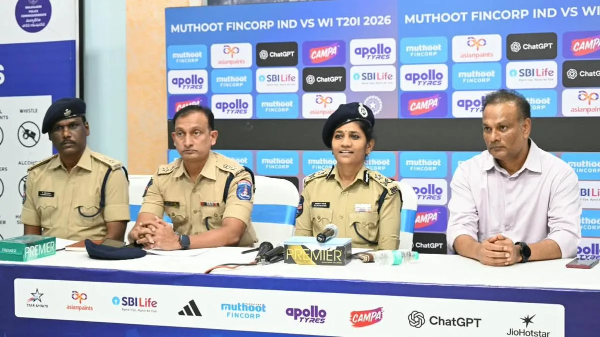India-West Indies T20 match at Hyderabad’s Uppal stadium on October 14; 2,200 personnel to secure premises