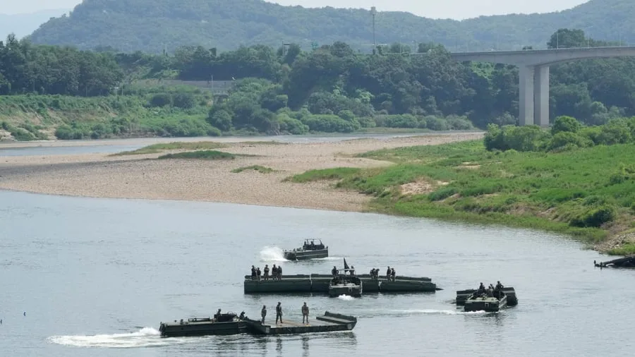 Verzicht auf Gegenoffensive?: USA und Südkorea kürzen Militärmanöver um die Hälfte