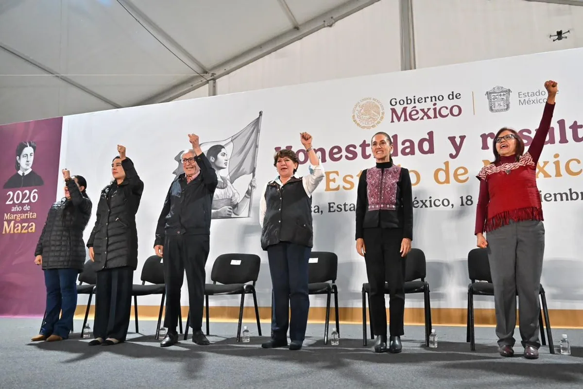 2 millones 100 mil estudiantes mexiquenses reciben apoyo para estudiar: Sheinbaum