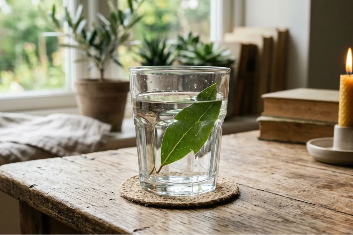 Hoja de laurel en un vaso con agua: para qué sirve y qué beneficios le atribuyen