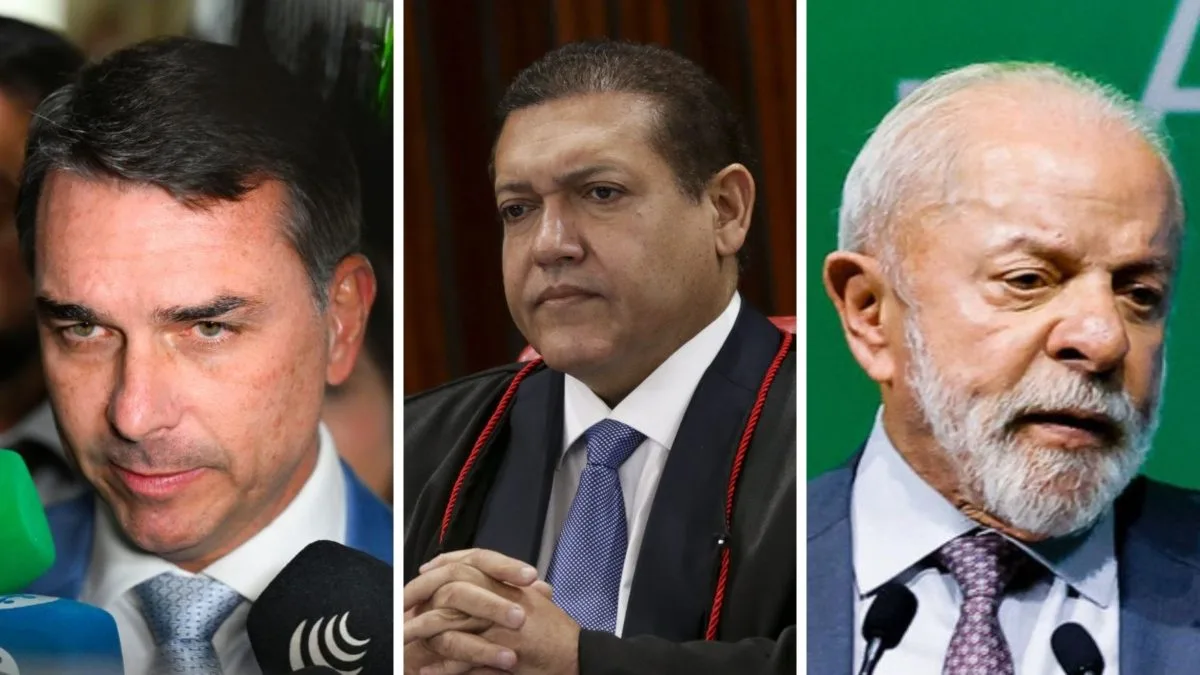 Nunes Marques reúne campanhas de Lula e Flávio Bolsonaro a portas fechadas no TSE para combater fake news no 2º turno
