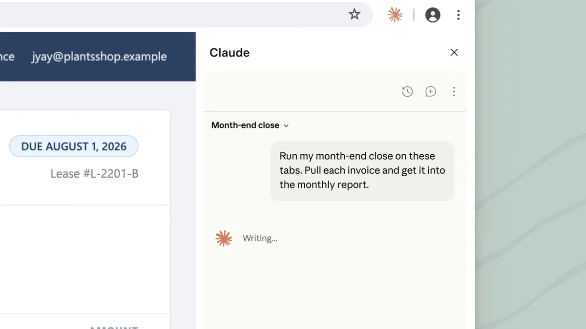 Claude Cowork can now run in a Chrome sidebar