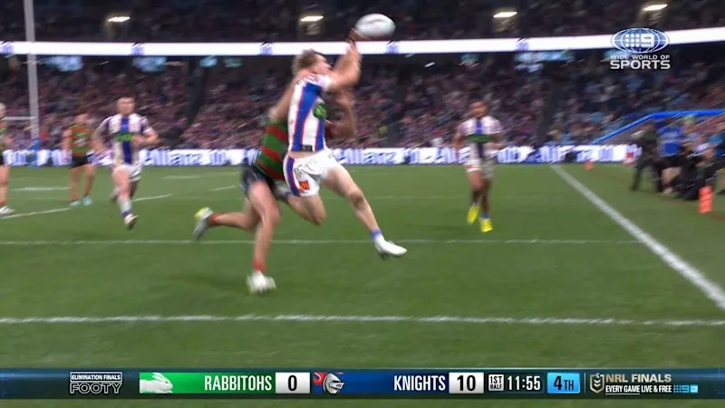 Graham survives try with perfect tackle
