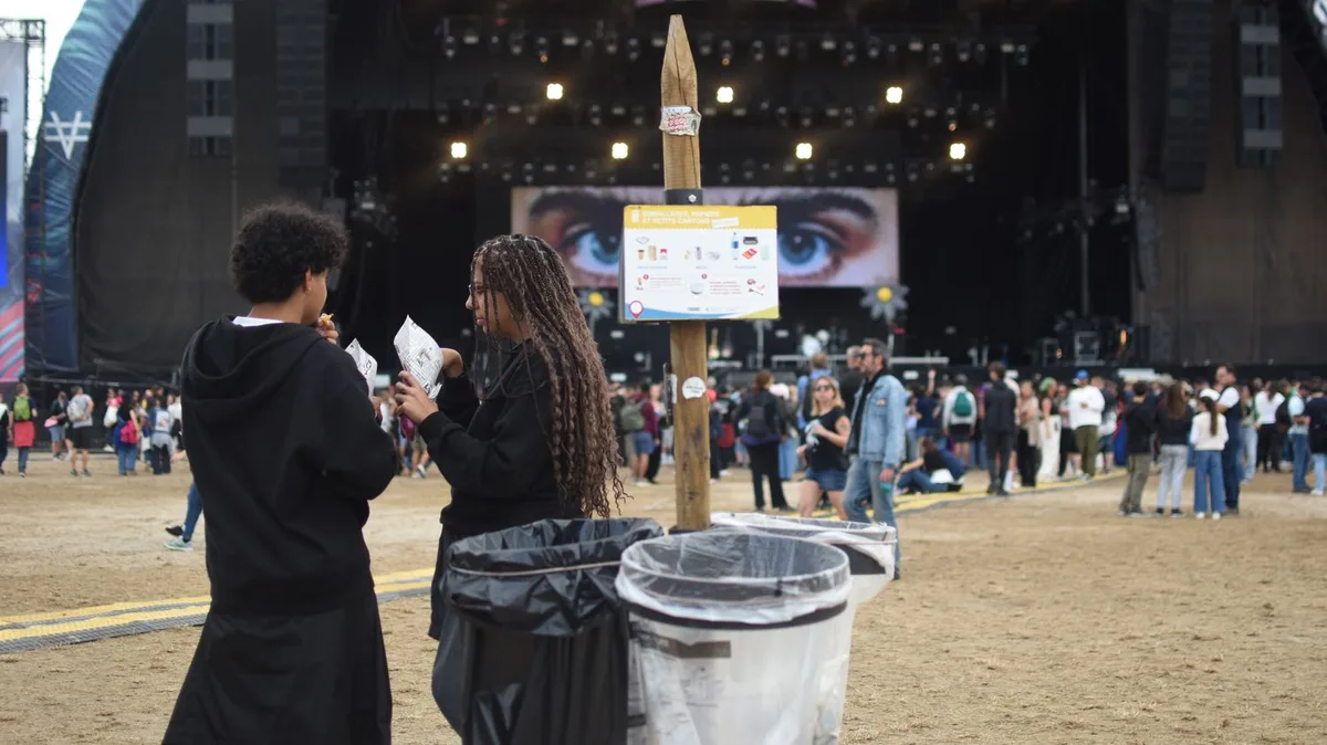 "On fait un deuxième tri" : comment le festival du Cabaret Vert tente de limiter son empreinte carbone