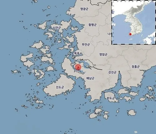 해남 지진 반복에 위기경보 '주의'↑…"피해없으나 대응 철저"