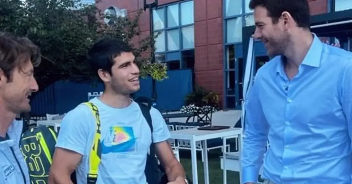 Del Potro reveló que le dio un consejo clave a Carlos Alcaraz
