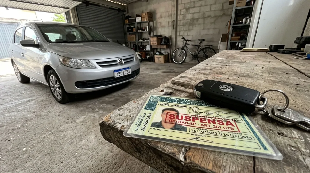 Mulher empresta carro para marido com CNH suspensa ir ao supermercado, veículo é parado em blitz e proprietária recebe multa gravíssima e pode responder por crime de trânsito