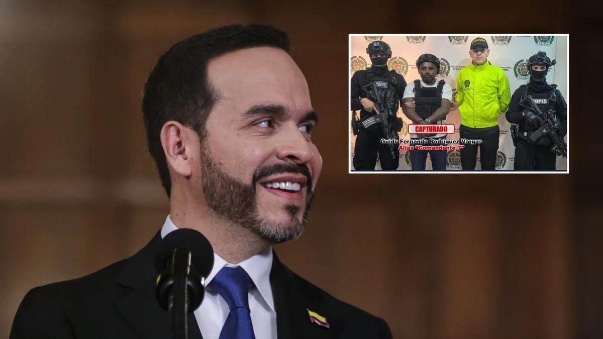 Capturado en Colombia alias ‘Comandante 7’, cabecilla de la banda criminal ecuatoriana Los Tiguerones, declarada organización terrorista por Marco Rubio