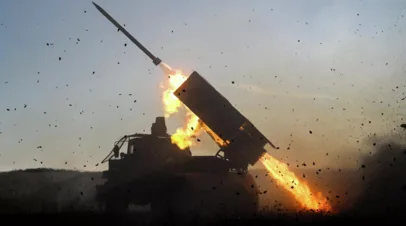 Расчёт РСЗО БМ-21 «Град» уничтожил опорный пункт ВСУ в Запорожской области