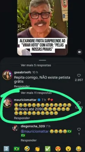 Alexandre Frota dá resposta afiada após comentário de Maurício Mattar em vídeo “virando voto” para Lula; ator se manifesta (Foto: Globo/ Lucas Teixeira; Reprodução/ Instagram)