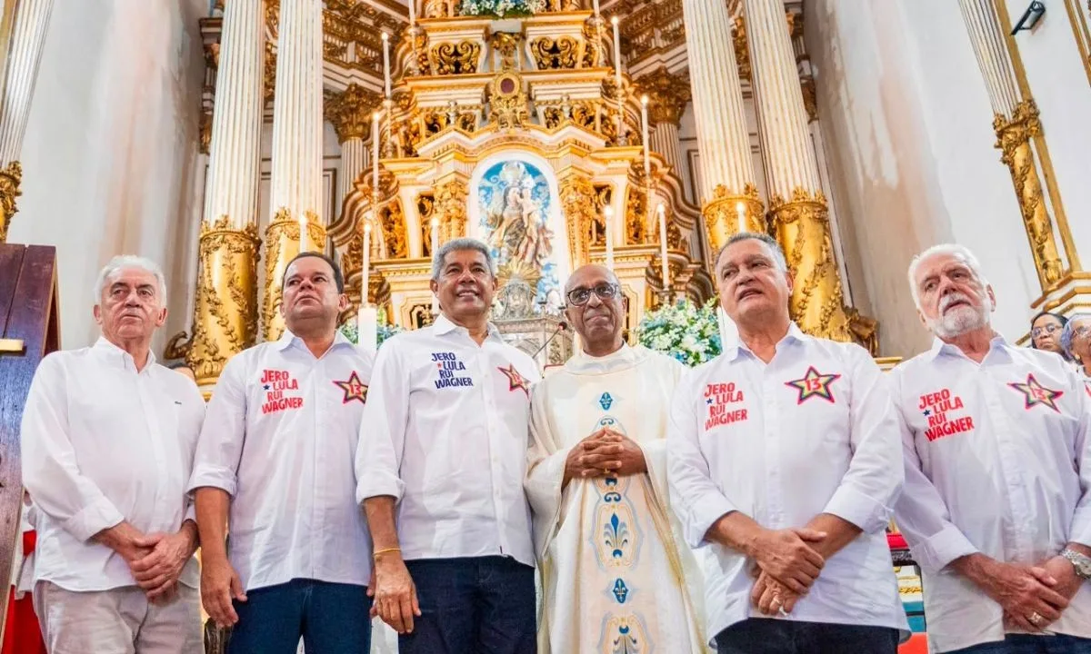 Jerônimo Rodrigues inicia campanha eleitoral com concentração no Bonfim, em Salvador