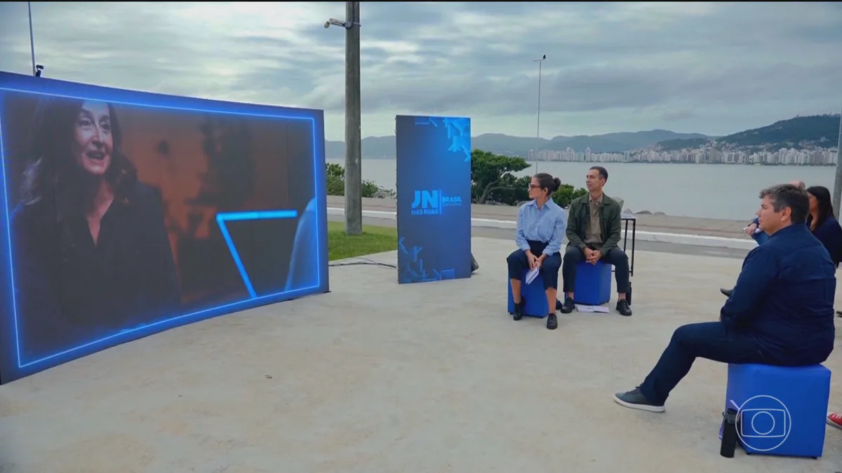Em Florianópolis, 'JN nas Ruas' ouve brasileiros sobre inovação, tecnologia e criação de emprego